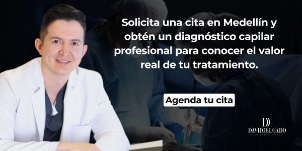 Cotiza cuánto cuesta un implante capilar en Colombia - Dr. David Delgado - Clínica Be Dharma Hair