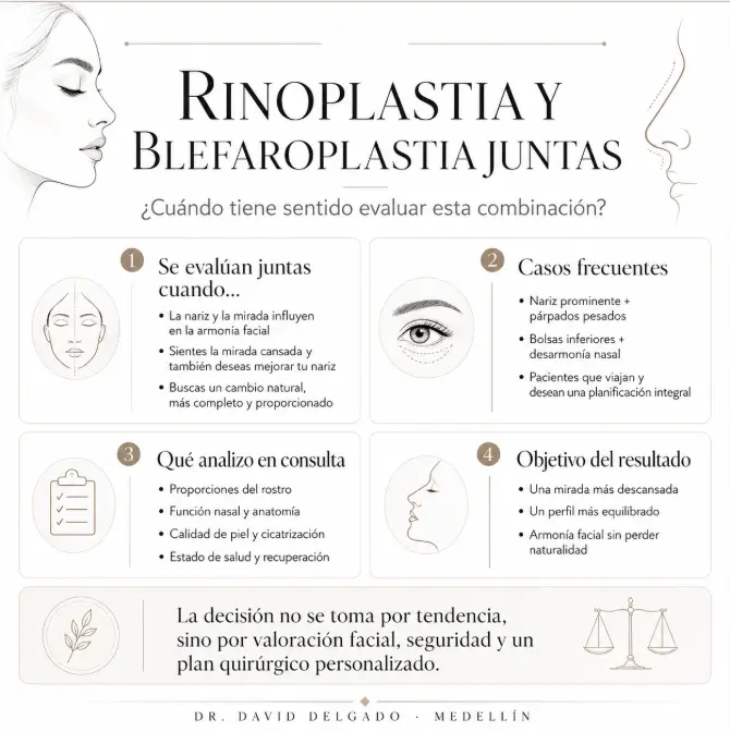 Rinoplastia y blefaroplastia- Dr. David Delgado Medellín