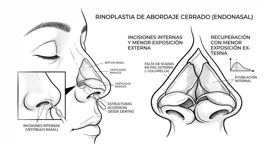 Rinoplastia en Medellín abordaje cerrado - CPM